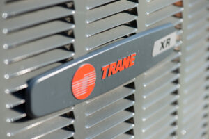 Close up of Trane unit