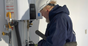 Installing Tankless Water Heater (1)